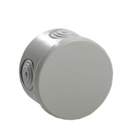 CAJA CON TAPA OPACA REDONDA 84*50 CON CONOS IDE