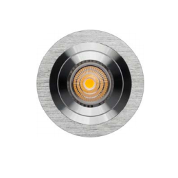 SPOT REDONDO  BASCULANTE ALUN 80MM RALLADO