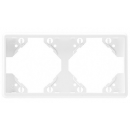 MARCO DOBLE HORIZONTAL BLANCO