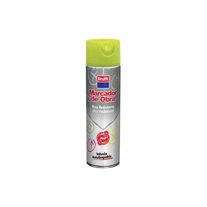MARCADOR PINT PERM 650ML AMARILLA STEC SPRAY KRAFFT