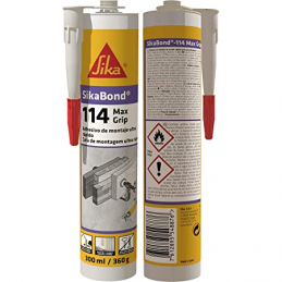 ADHESIVO MONTAJE 300 ML MARRON FIJA RAP SIKA BOND-114 MAX GR