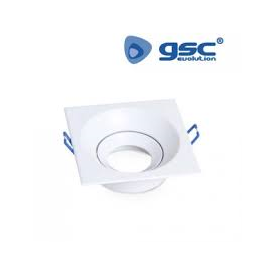 ARO EMPOTRABLE BASCULANTE CUADRADO BLANCO