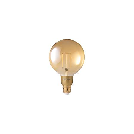 LAMPARA LED GLOBO 3W E27 2200K FILAMENT GOLD 125MM DIM