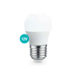 LAMPARA ESFERICA LED 4W E27 3000K 12V