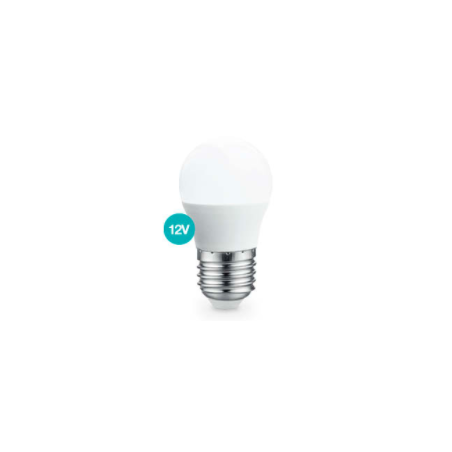 LAMPARA ESFERICA LED 4W E27 3000K 12V