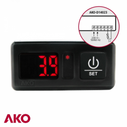AKO-D14023 TERMOMETRO PANEL SLIM 230V