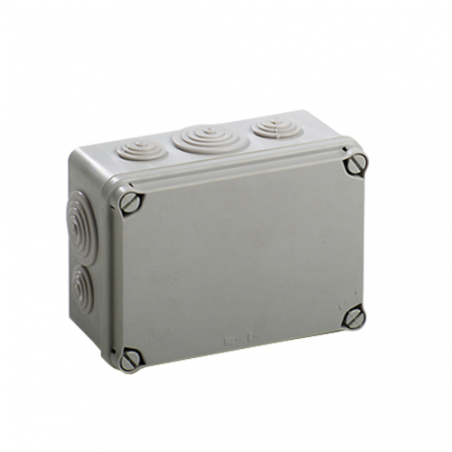 CAJA CON TAPA OPACA 116*162*76 CON CONOS IDE