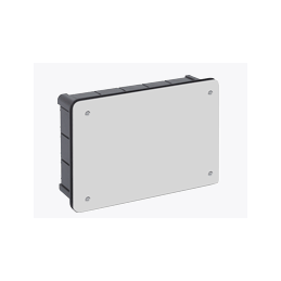 CAJA 160X100X50 TAPA BL.C/TORNILLOS SOL 363
