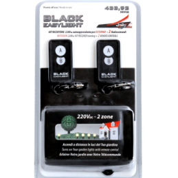 RECEPTOR  y  2 MANDOS 433MHZ 230V 1000W IP 55  MGR030