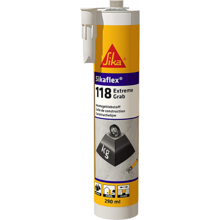 ADHESIVO MONTAJE AGAR/INM 290ML BL SILKAFLEX-118 EXTREME GRA