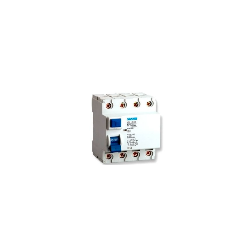 INT DIFERENCIAL SERIE3SL6 4P 25A 30MA AC 6KA