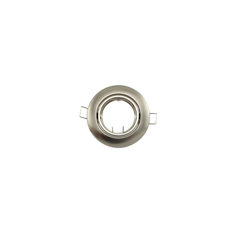 EMBELLECEDOR PARA GU10 REDONDO SATINADO NICKEL
