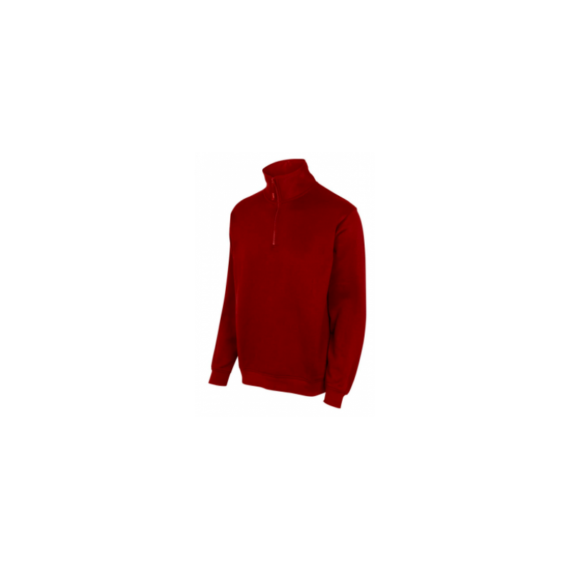 SUDADERA CON MEDIA CREMA