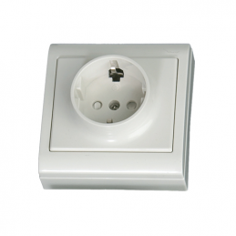 BASE SUPER SCHUKO 2P y TT 16A 250V