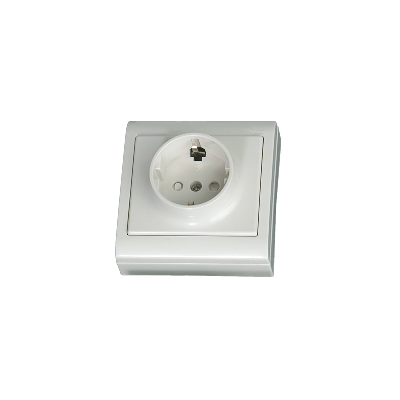 BASE SUPER SCHUKO 2P y TT 16A 250V