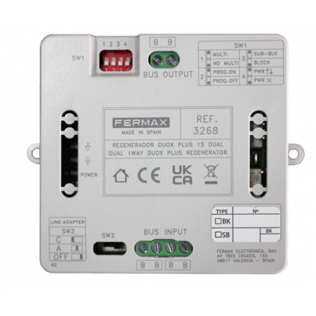 REGENERADOR DUAL DUOX PLUS 1S (A)