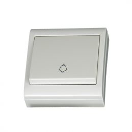 PULSADOR DE CAMPANA BL 10A 250V