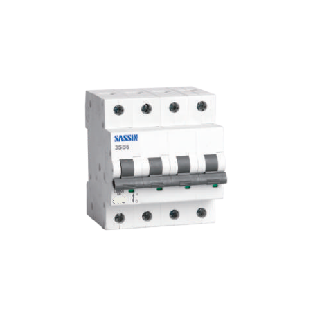 INT. AUT. MAGNETOTERMICO SERIE 3SB6 4P 20A CURVA C 6KA