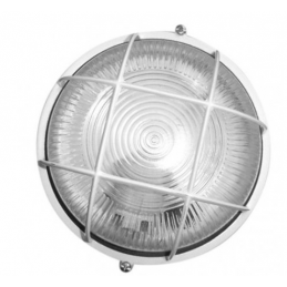 APLIQUE REDONDO PLASTICO, E27 60W 230V BLANCO