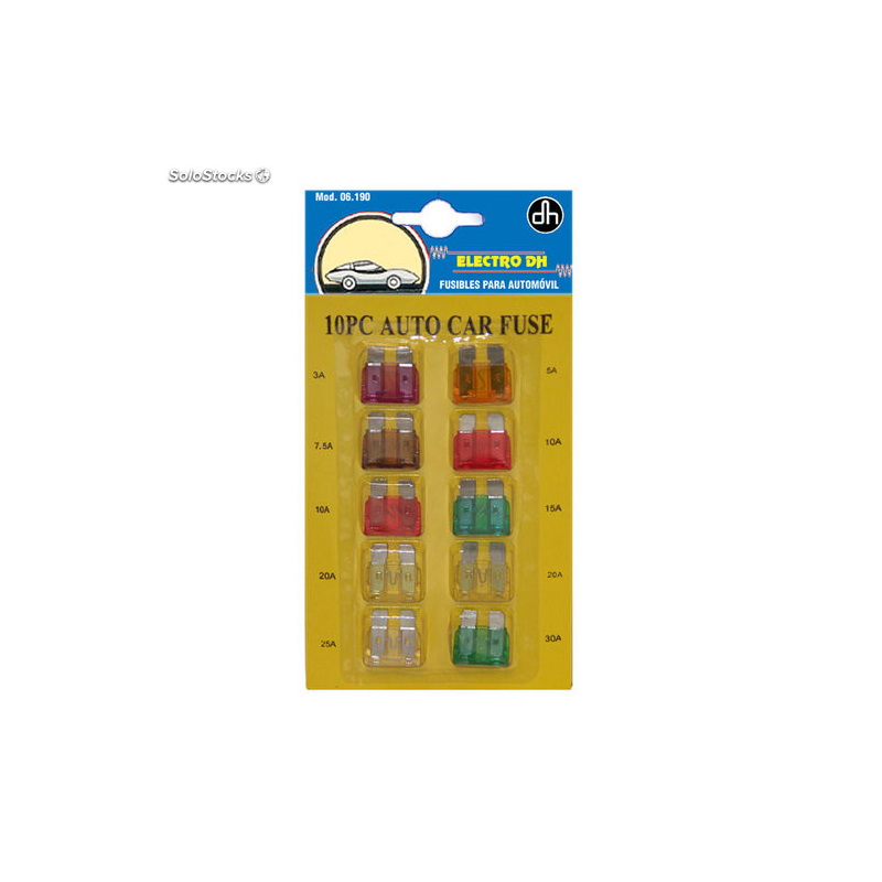 KIT FUSIBLES DE 3-5-7.5-10-15-20-25-30A    06.190