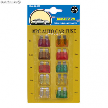 KIT FUSIBLES DE 3-5-7.5-10-15-20-25-30A    06.190