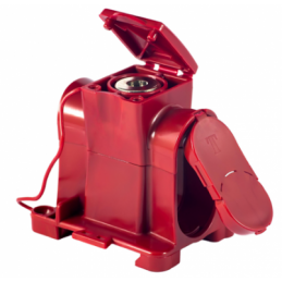 BORNE CONEX 16MM 1 POLO ROJA  BD16