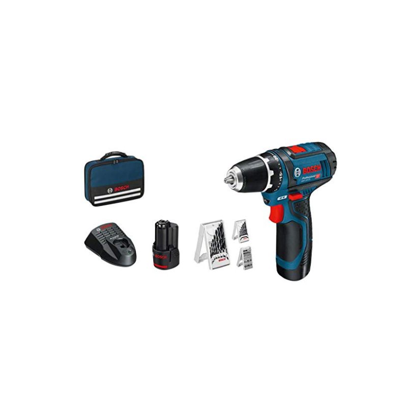 ATORNILLADOR GSR 12V-15 (2X2,0AH,GAL 12V-20) y BOLSA