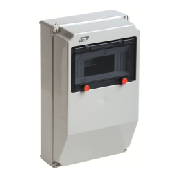 COFRE PARA TOMAS DE CORRIENTE IP67 1*9 RAIL DIN IDE