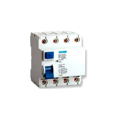 INT DIFERENCIAL SERIE3SL6 4P 40A 300MA AC 6KA