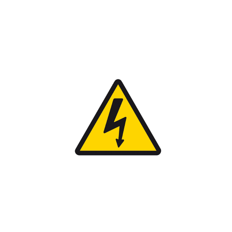 SEÑAL PALAST RIESGO ELECTRICO L:105MM