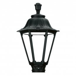 CABEZA INDURA MEDIUM 6 IP55 E27 MAX. 42W NEGRO