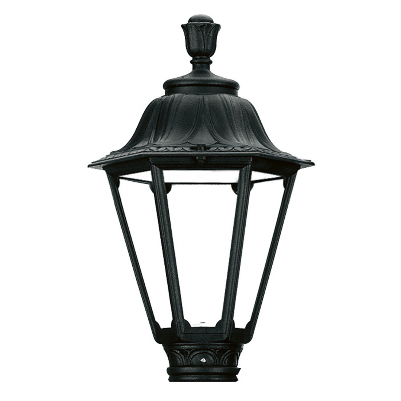 CABEZA INDURA MEDIUM 6 IP55 E27 MAX. 42W NEGRO