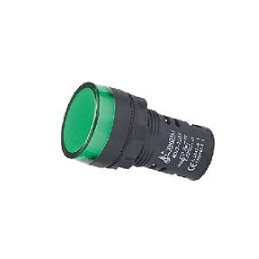 INDICADOR LUMINOSO LED VERDE PLASTICO 22MM 31-AC220V