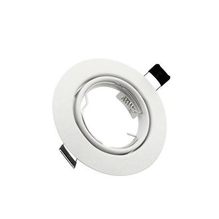 EMBELLECEDOR PARA GU10 REDONDO BLANCO