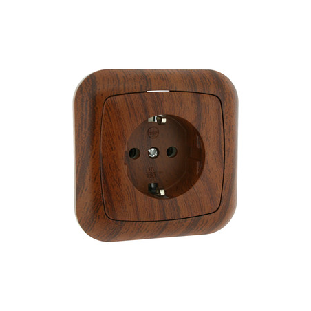 BASE SCHUKO MADERA ELECTRO DH