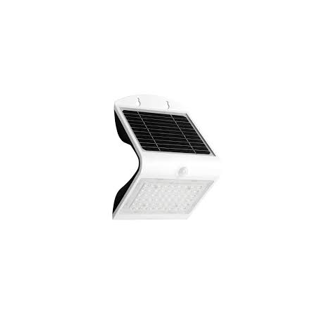 APLIQUE SOLAR LED LUKULU CON SENSOR DE MOVIMIENTO Y CREPUSUCLAR 4W 3000K BLANCO