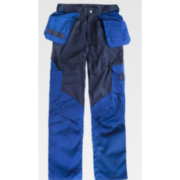 PANTALON CON CINTURA ELESTICA MUL MARINO B1455