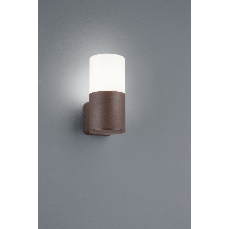 TRIO APLIQUE HOOSIC 1XE27 MAX 28.0W PLASTICO BLANCO CUERPO ALUMINIO FUNDIDO ÓXIDO