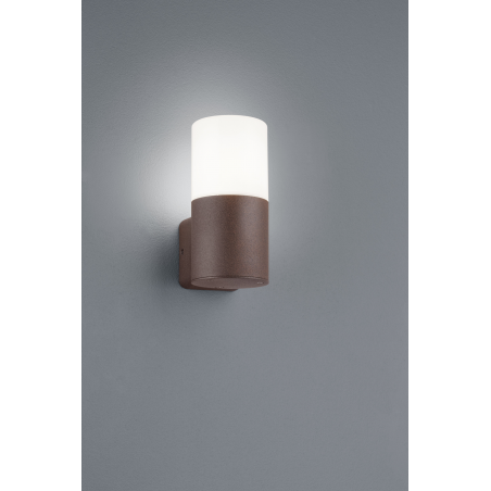 TRIO APLIQUE HOOSIC 1XE27 MAX 28.0W PLASTICO BLANCO CUERPO ALUMINIO FUNDIDO ÓXIDO