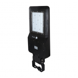 VIAL 40W C/PLACA SOLAR, SENSOR Y BATERIA 12000MAH/9,6V NEGRO IP65 4800LM 4000K