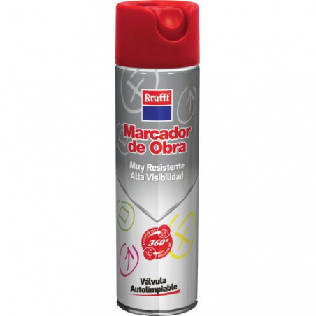 MARCADOR PINT PERMAN 500ML RO AL. VIS. STEC SPRAY KRAFFT