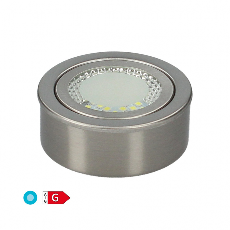 ARO EMPOTRABLE Y SUPERFICIE REDONDO DANBI 3W 3500K