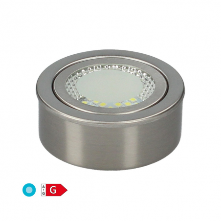 ARO EMPOTRABLE Y SUPERFICIE REDONDO DANBI 3W 3500K