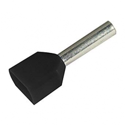 PUNTERA DOBLE NEGRA SECCION 1,5MM L 8