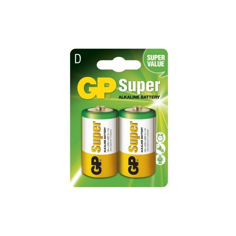 PILAS ALCALINAS 1.5V LR20  GP