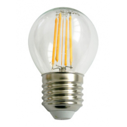 LAMPARA LED FILAMENTO G45 4W E27 CALIDO
