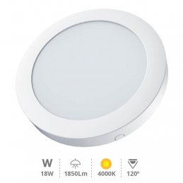 DOWNLIGHT SUPERFICIE LED RED BOU¡GUR 18W 4000K BL