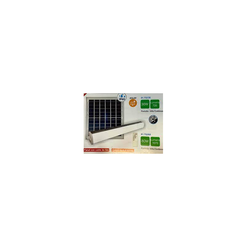 PANTALLA LED SOLAR IP 65   30W