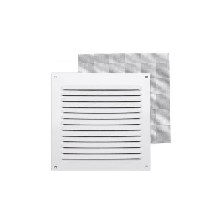 REJILLA VENT  MOSQUITER 200*200 ALUM BLANCO