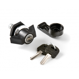 CERRADURA METAL PLASTICO NEGRO